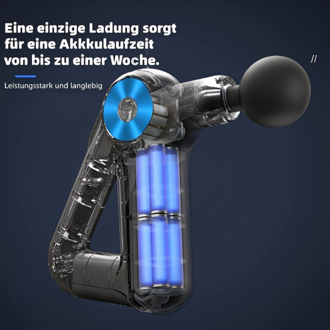 Versatile Massage Device with 9 Attachments for Total Relief