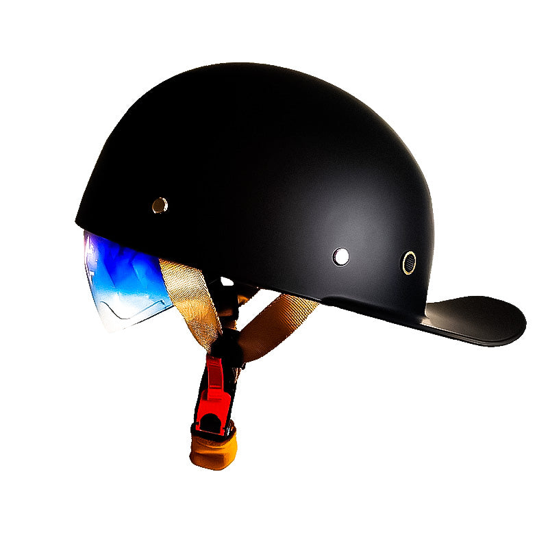 Stylish and Safe Motorcycle Cap Helmet for Riders