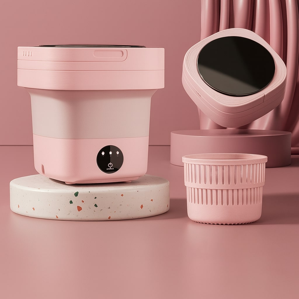Compact Travel Washing Machine for Effortless Laundry