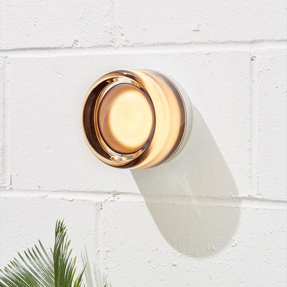 LumaSphere - Elegant Dimple Glass LED Wall Light for Modern Homes