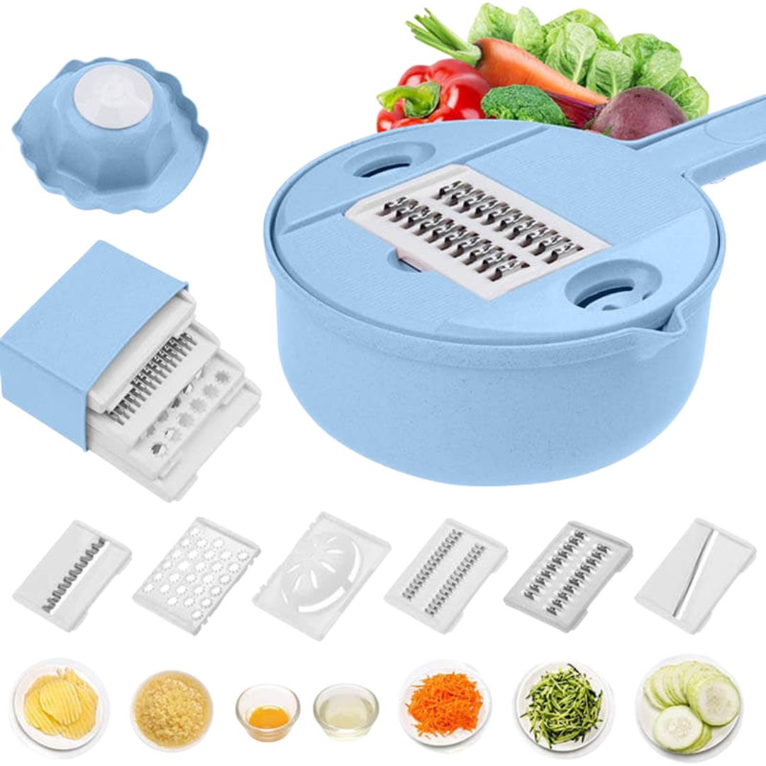 All-in-One Vegetable & Fruit Slicer | 12 Functions in One