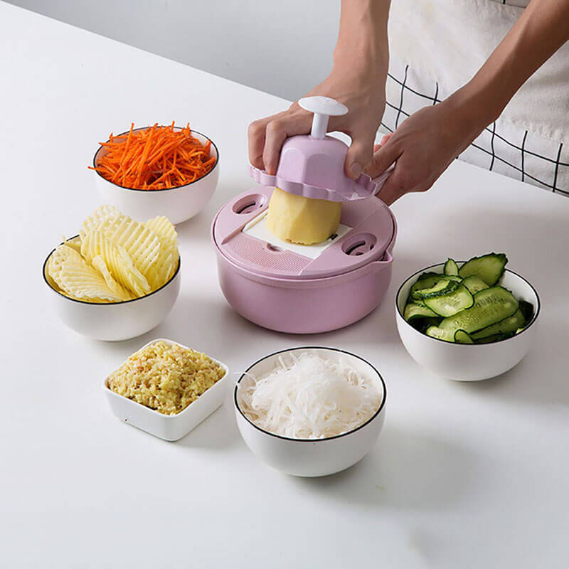 All-in-One Vegetable & Fruit Slicer | 12 Functions in One