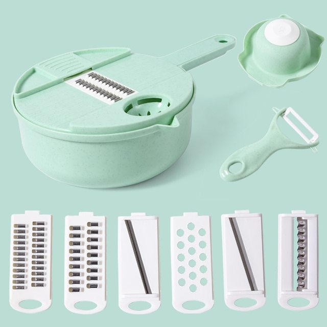 All-in-One Vegetable & Fruit Slicer | 12 Functions in One