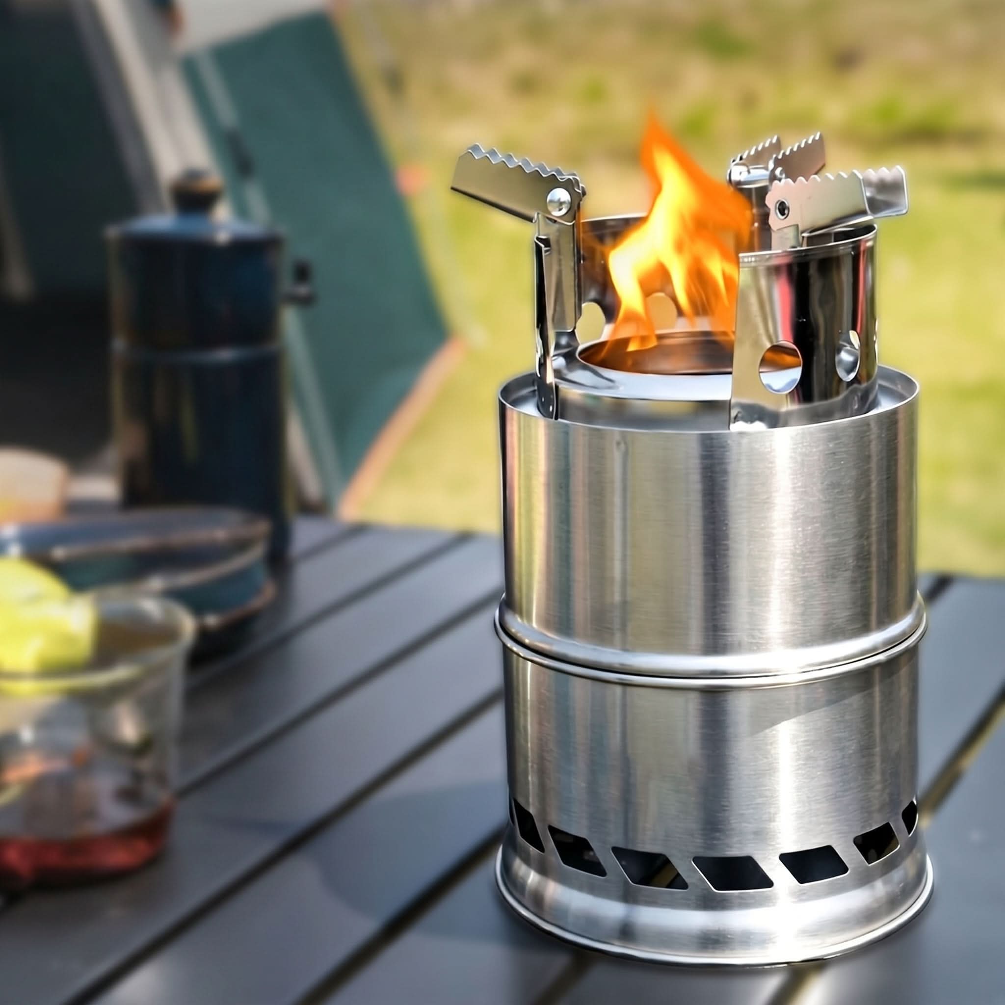 Compact Camping Stove for Wood Burning – Portable Design