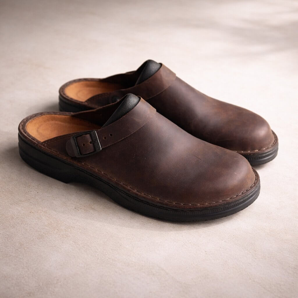 ComfortFit Leather Orthopedic Slippers for Men and Women