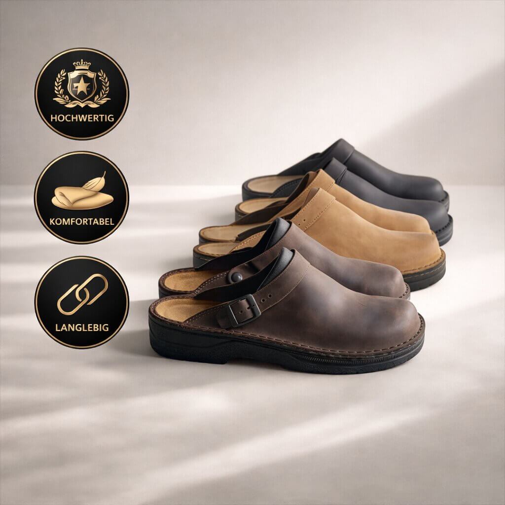 ComfortFit Leather Orthopedic Slippers for Men and Women