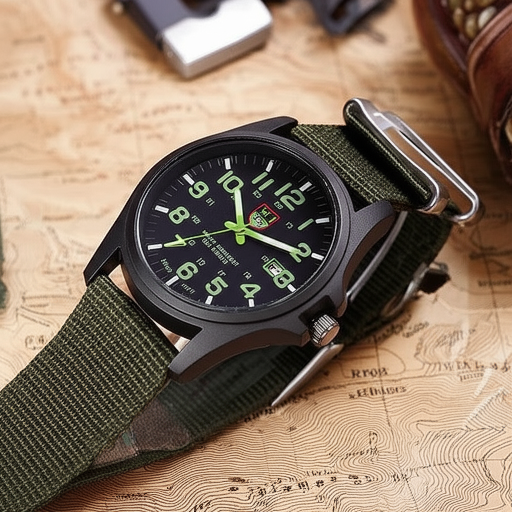 Adventure-Ready Men's Watch – Waterproof and Tough