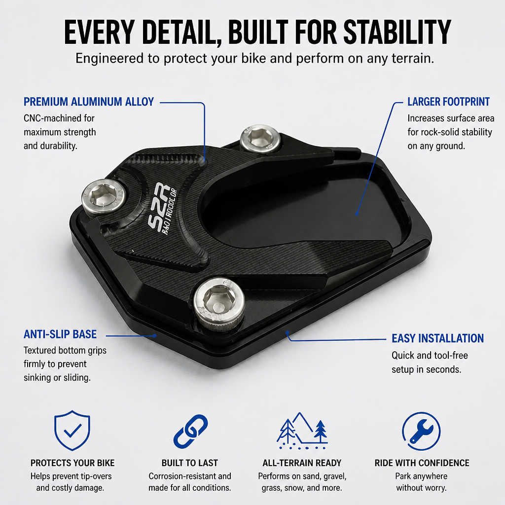 GripGuard™ — Lock Your Bike Firm and Fearless on Any Surface