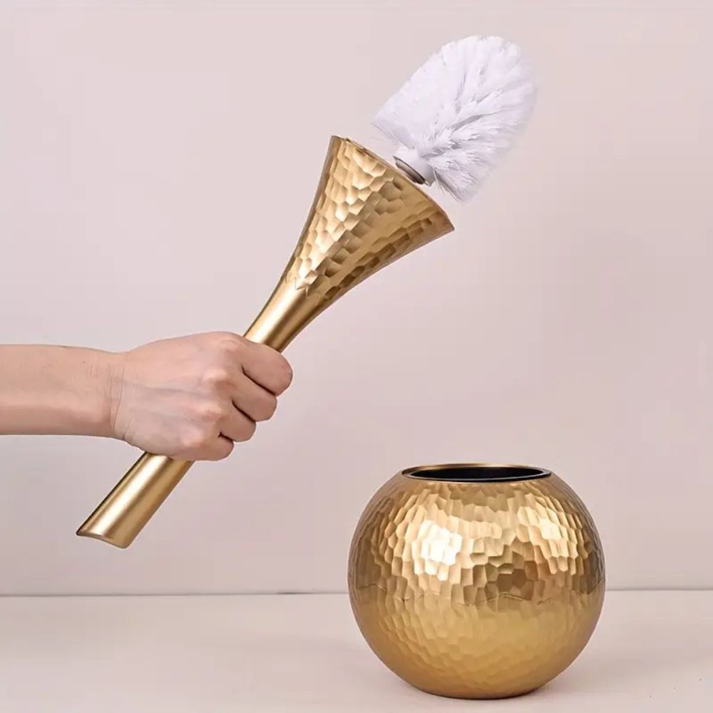 Elegant Toilet Brush with Holder | CleanSweep