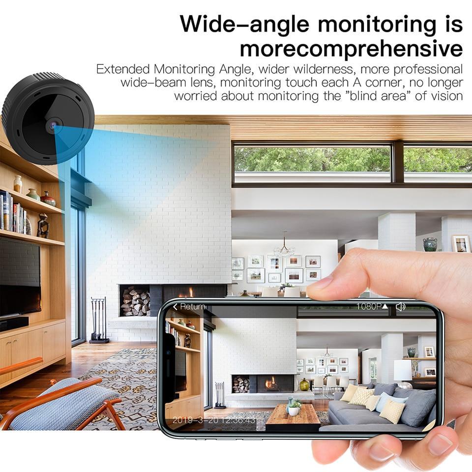 Compact 1080P WiFi Surveillance Camera with Night Vision