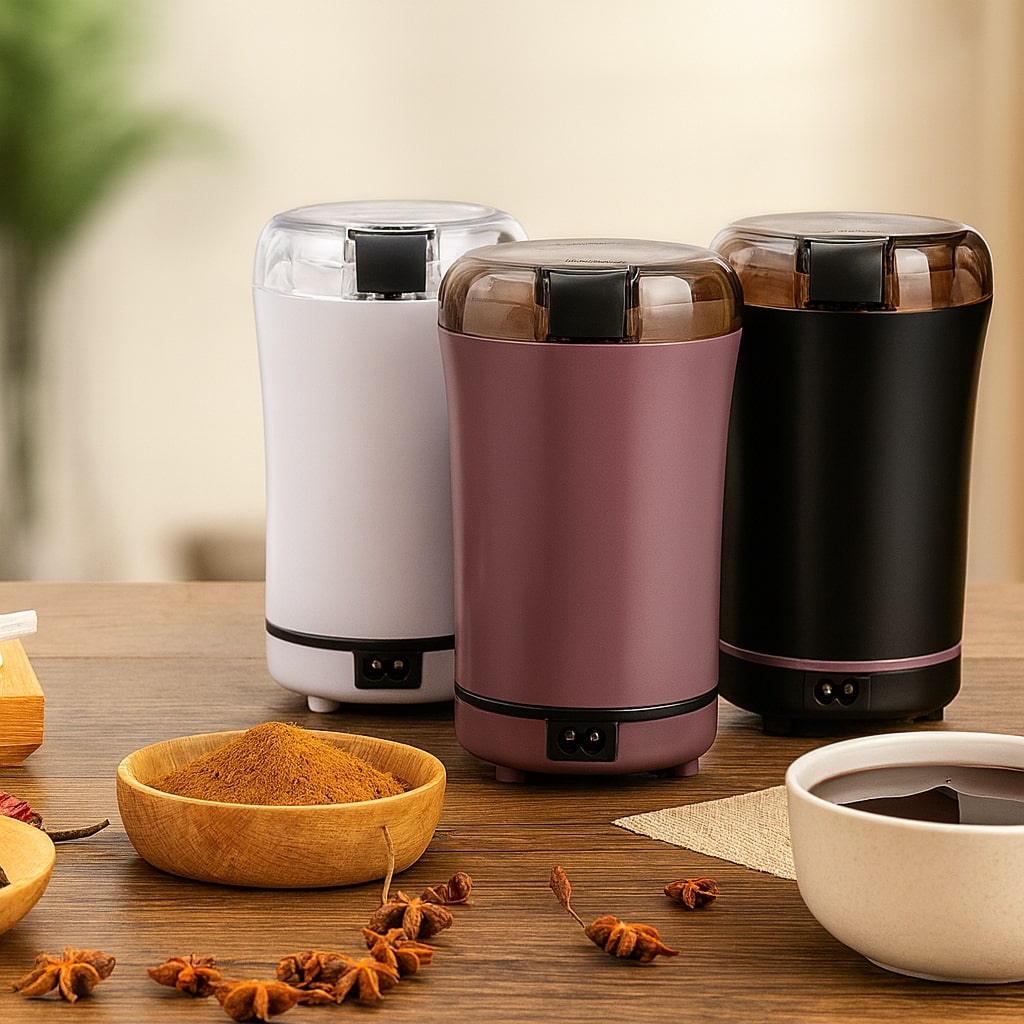 Versatile Electric Grinder for Coffee & Spices – GrindMate