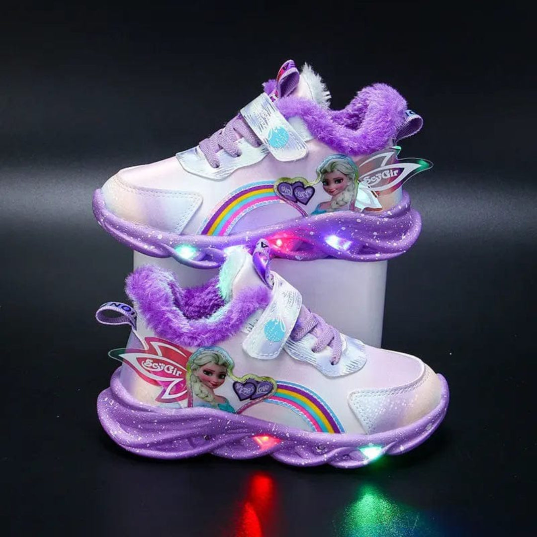 Glowing Fairy Tale Sneakers for Kids with LED Lights