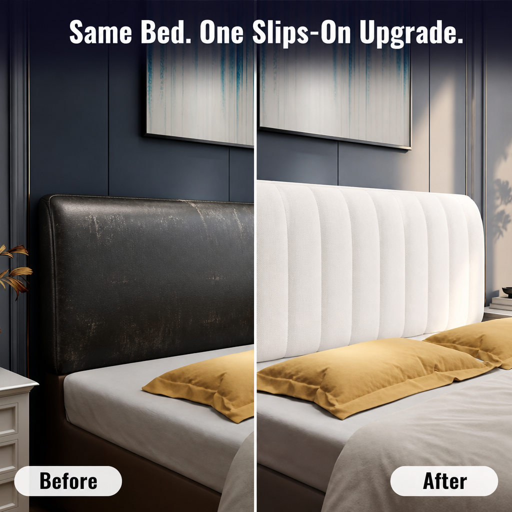 ShieldLux™ — Wrap Your Headboard in Soft, Stay-Clean Comfort Tonight