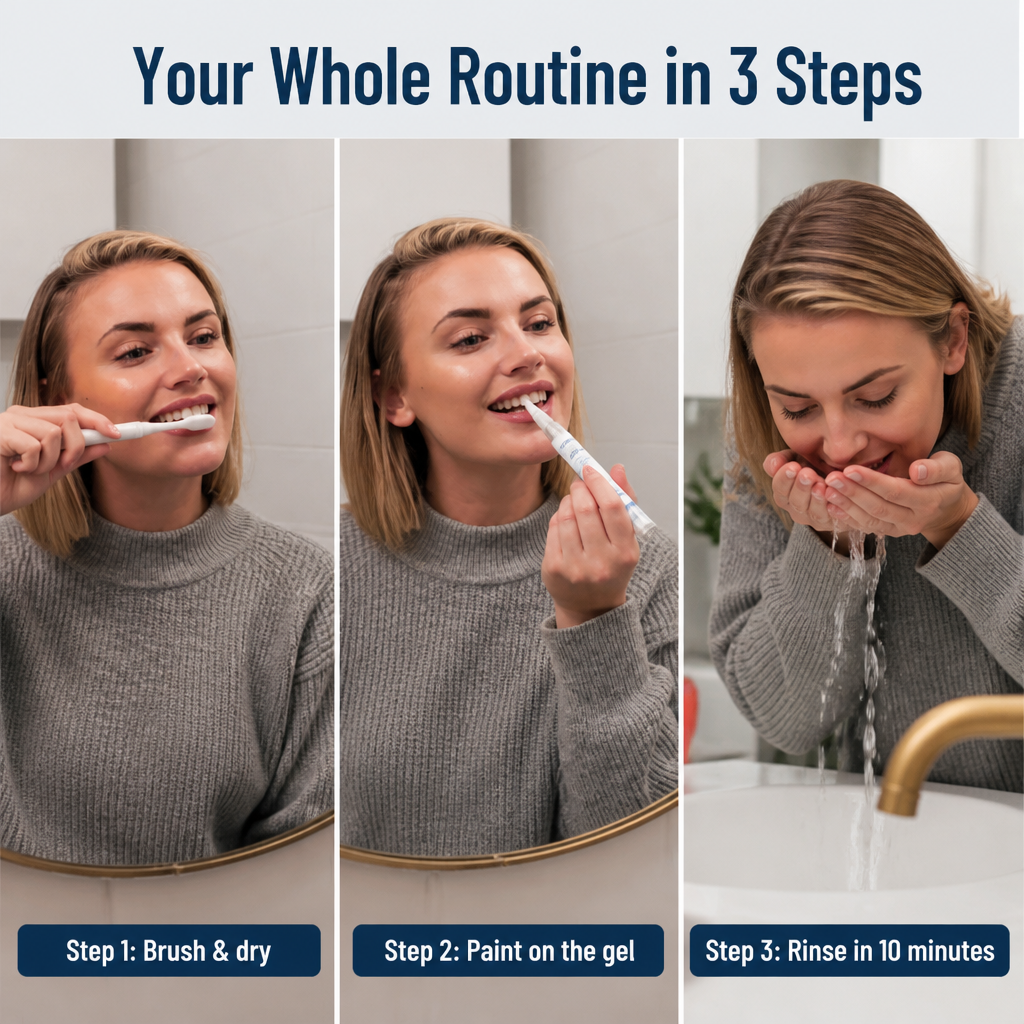 GlowAura™ — Whiten Coffee-Stained Teeth in 10 Minutes Without the Zingers