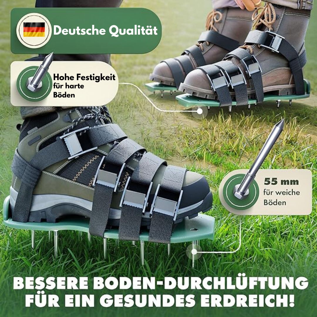 Lawn Aeration Sneakers | Easy Lawn Care Shoes