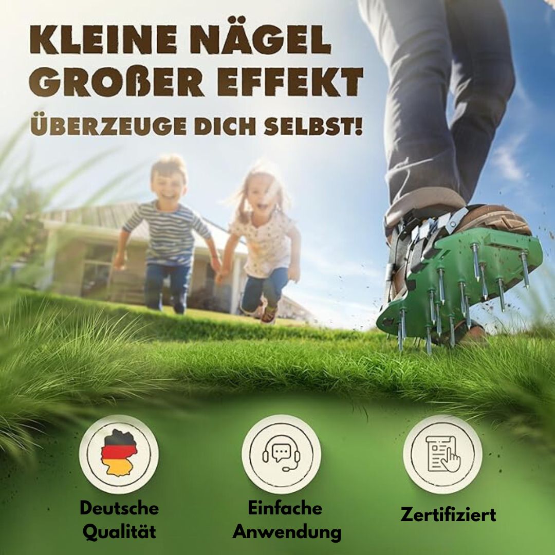 Lawn Aeration Sneakers | Easy Lawn Care Shoes