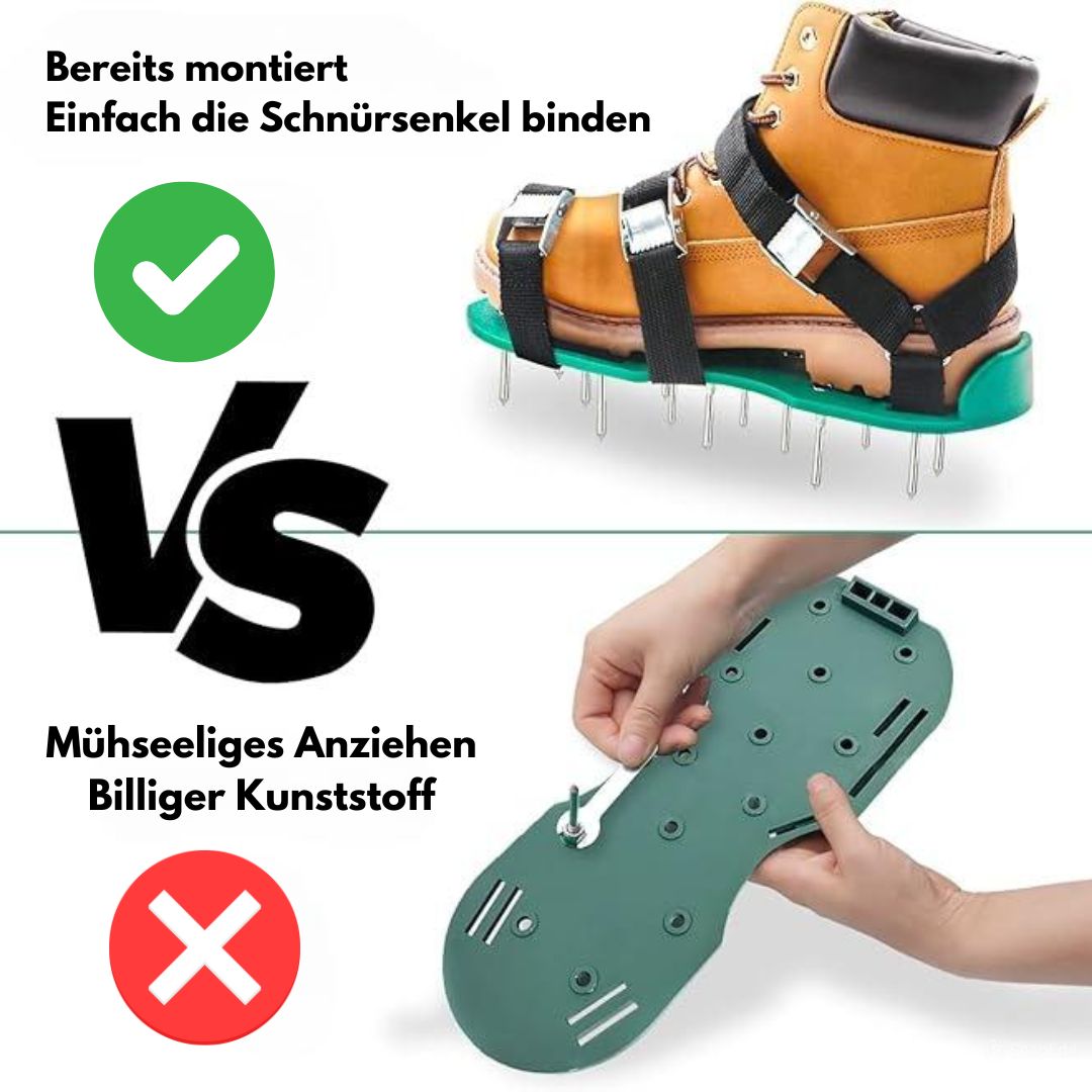 Lawn Aeration Sneakers | Easy Lawn Care Shoes