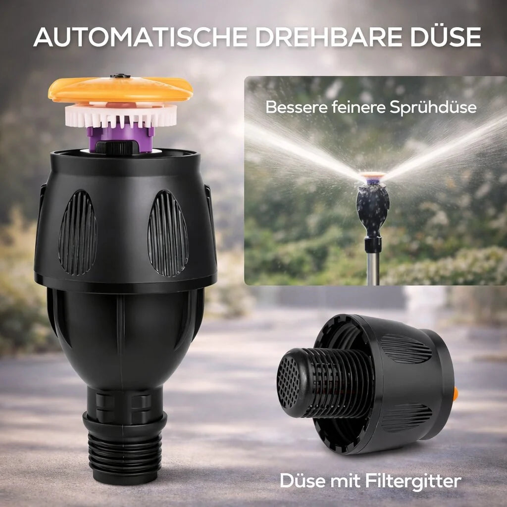 Elevate Your Garden with the 360° Stable Sprinkler