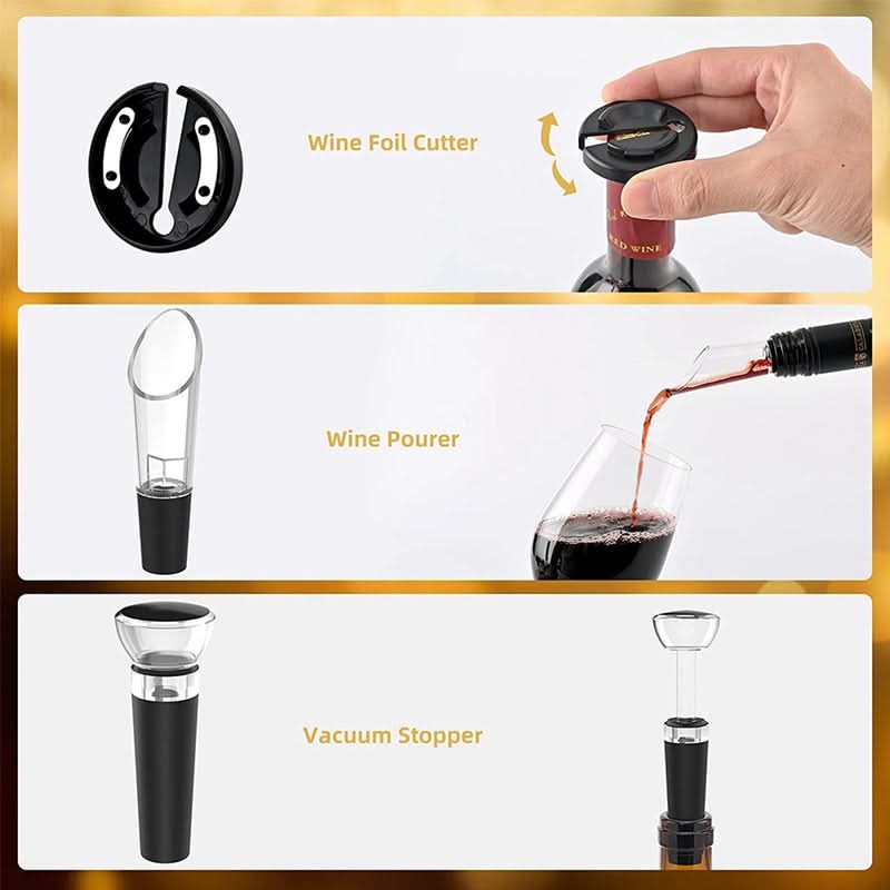 Cordless Wine Opener for Effortless Bottle Access