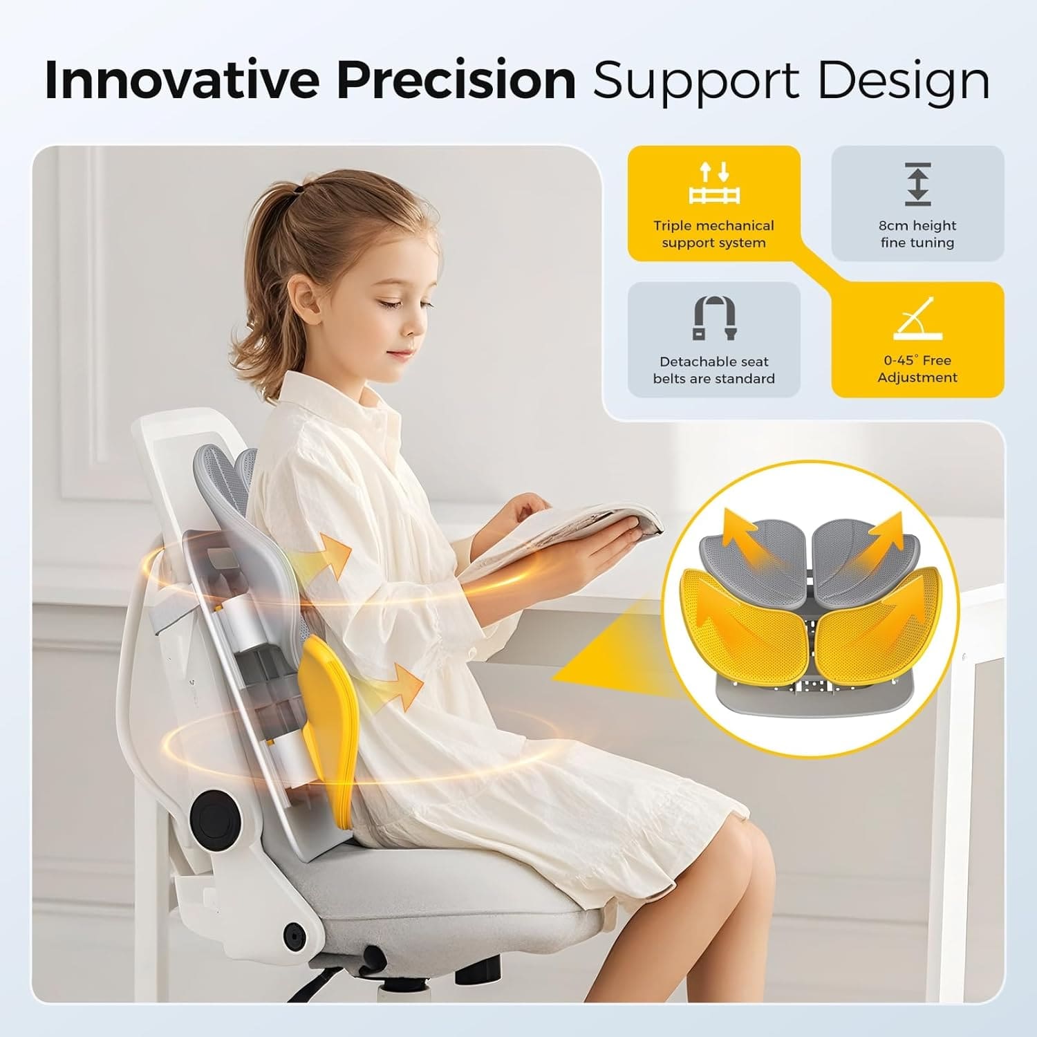 Ergonomic Back Support Cushion for Ultimate Comfort