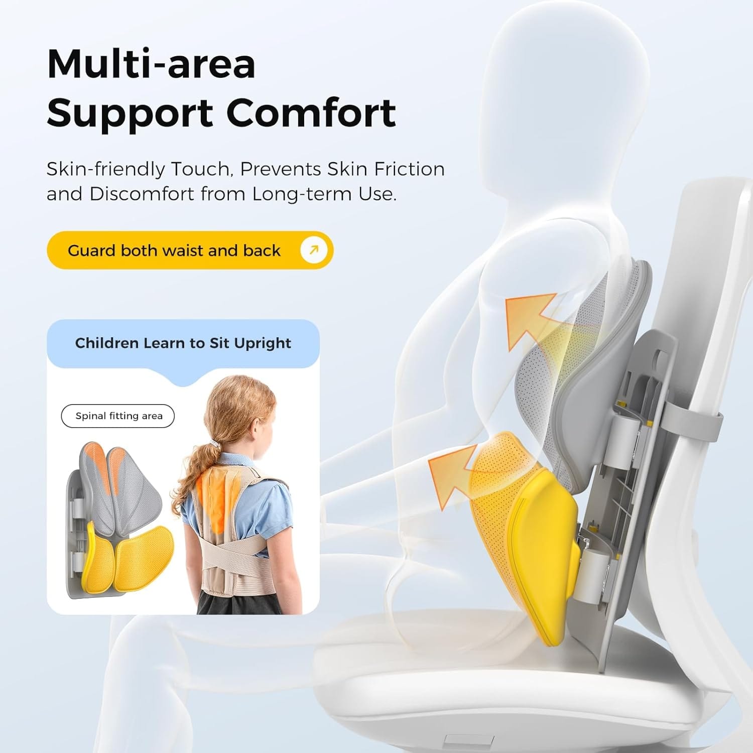 Ergonomic Back Support Cushion for Ultimate Comfort