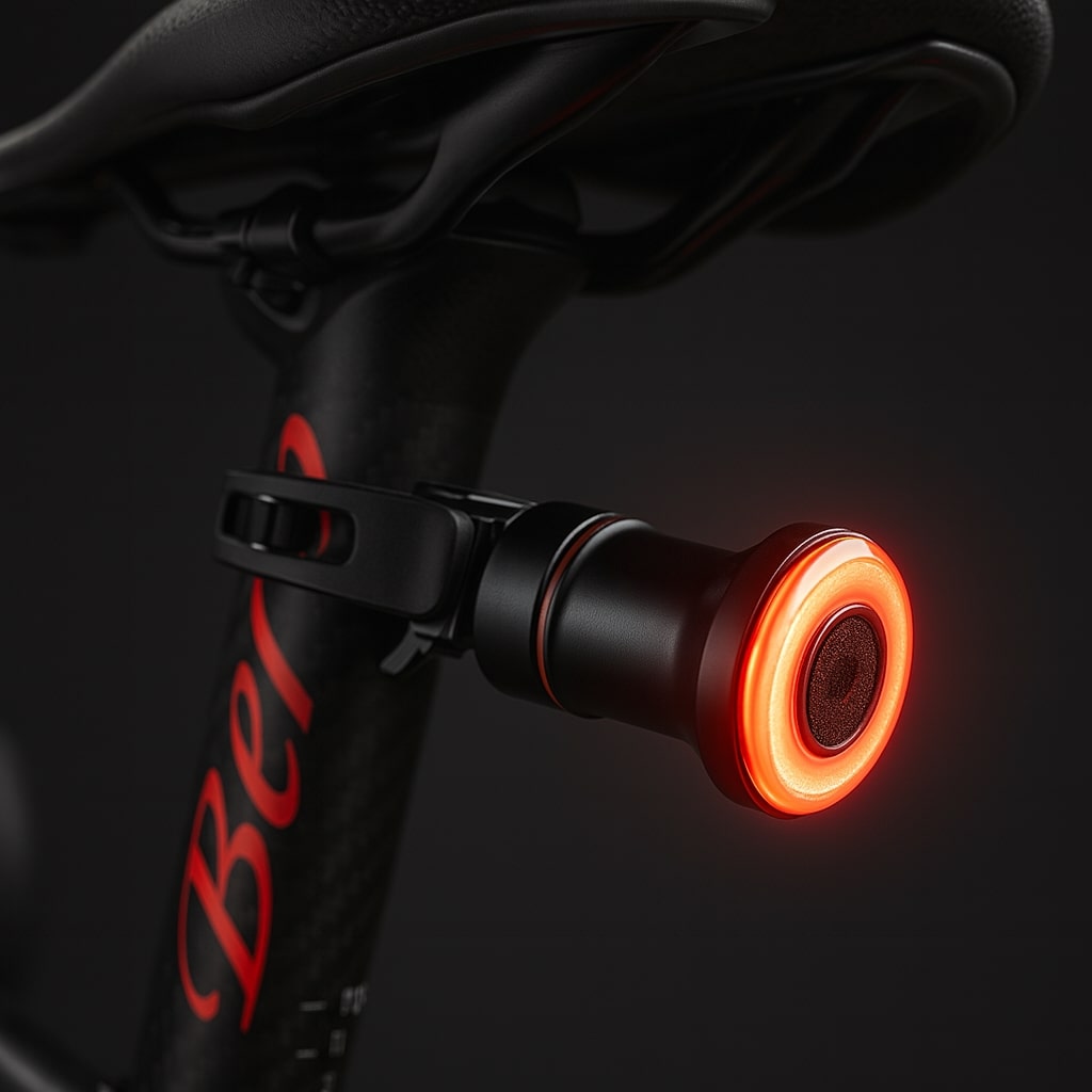 Smart Bicycle Tail Light with 6 Modes & Rechargeable Battery