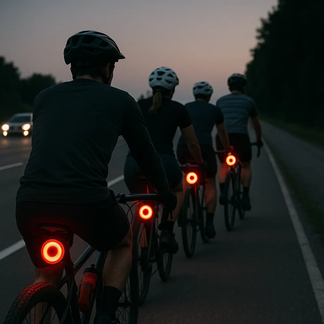 High-Visibility Bicycle Tail Light with 6 Bright Modes