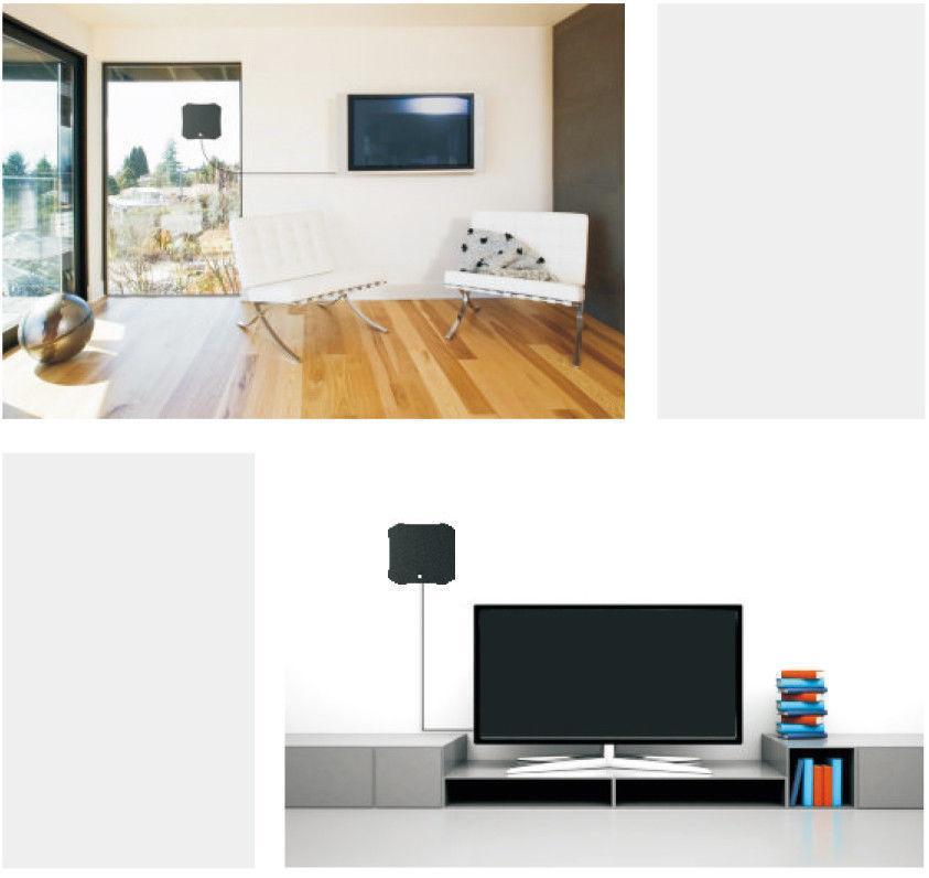 Compact Indoor 4K Satellite TV Antenna