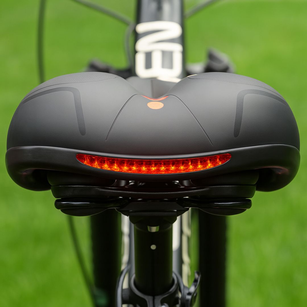 Comfort-Focused Bicycle Seat with Advanced Suspension System