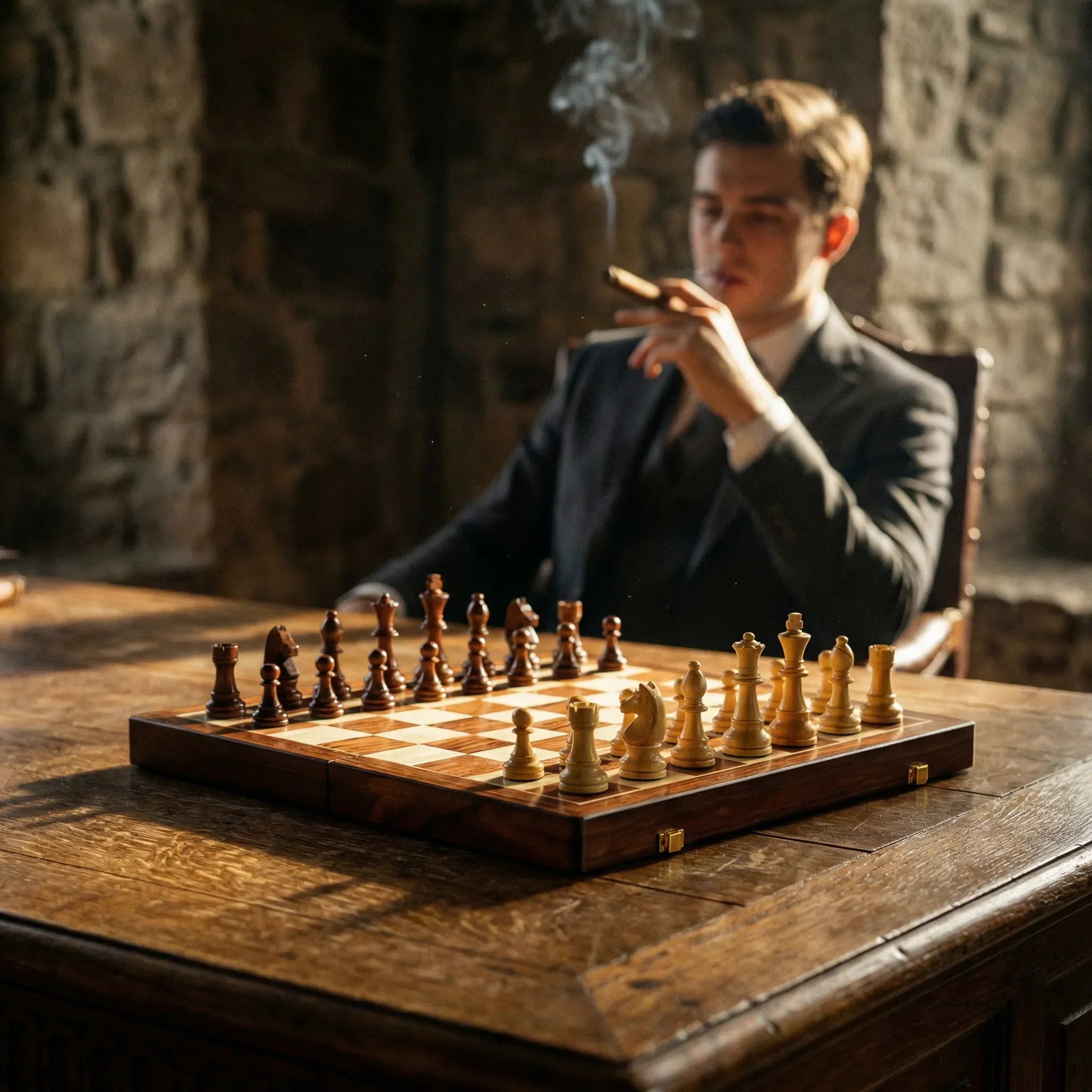 Elegant Portable Wood Chess Set | Classic and Compact