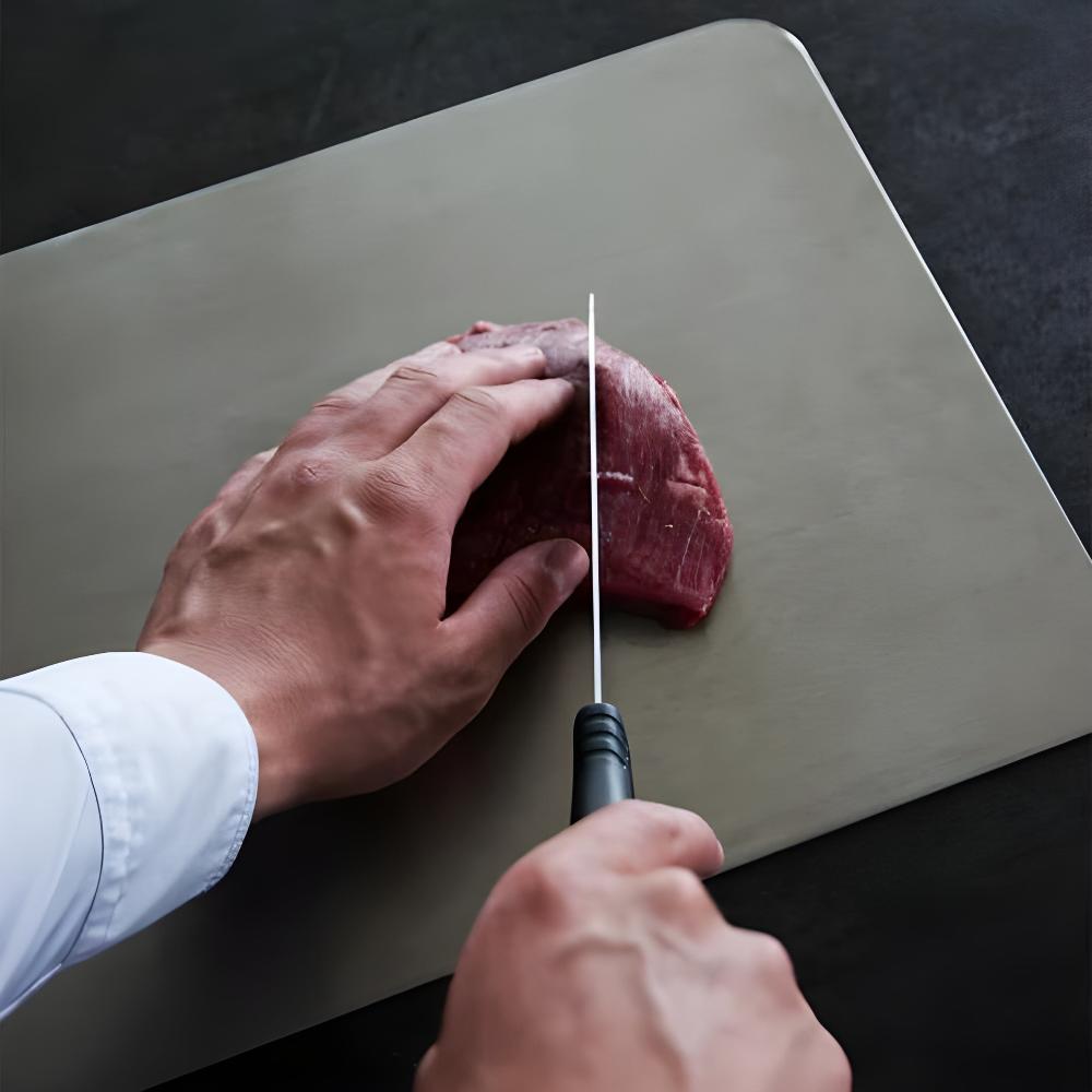 Premium Stainless Steel Cutting Board | Versatile Kitchen Essential