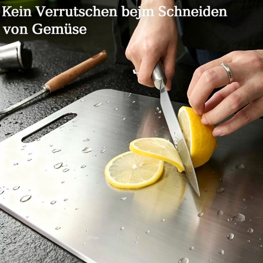 Premium Stainless Steel Cutting Board | Versatile Kitchen Essential