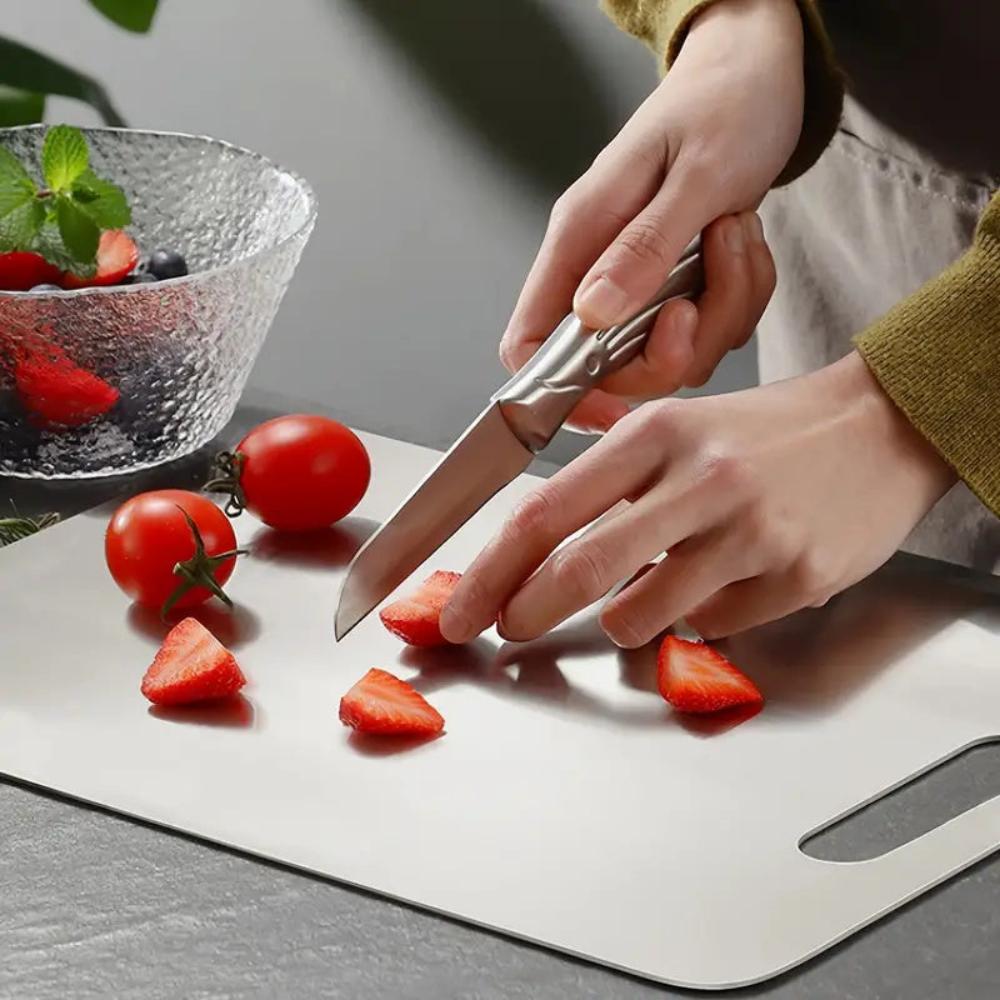 Premium Stainless Steel Cutting Board | Versatile Kitchen Essential