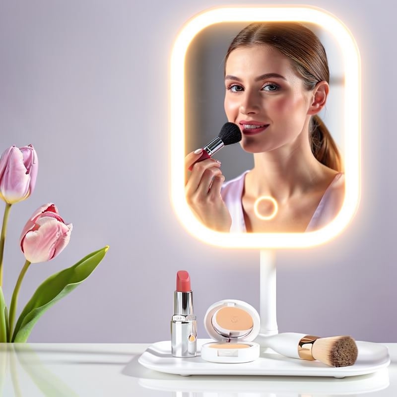 Illuminate Your Beauty Routine with the LumaGlow Mirror