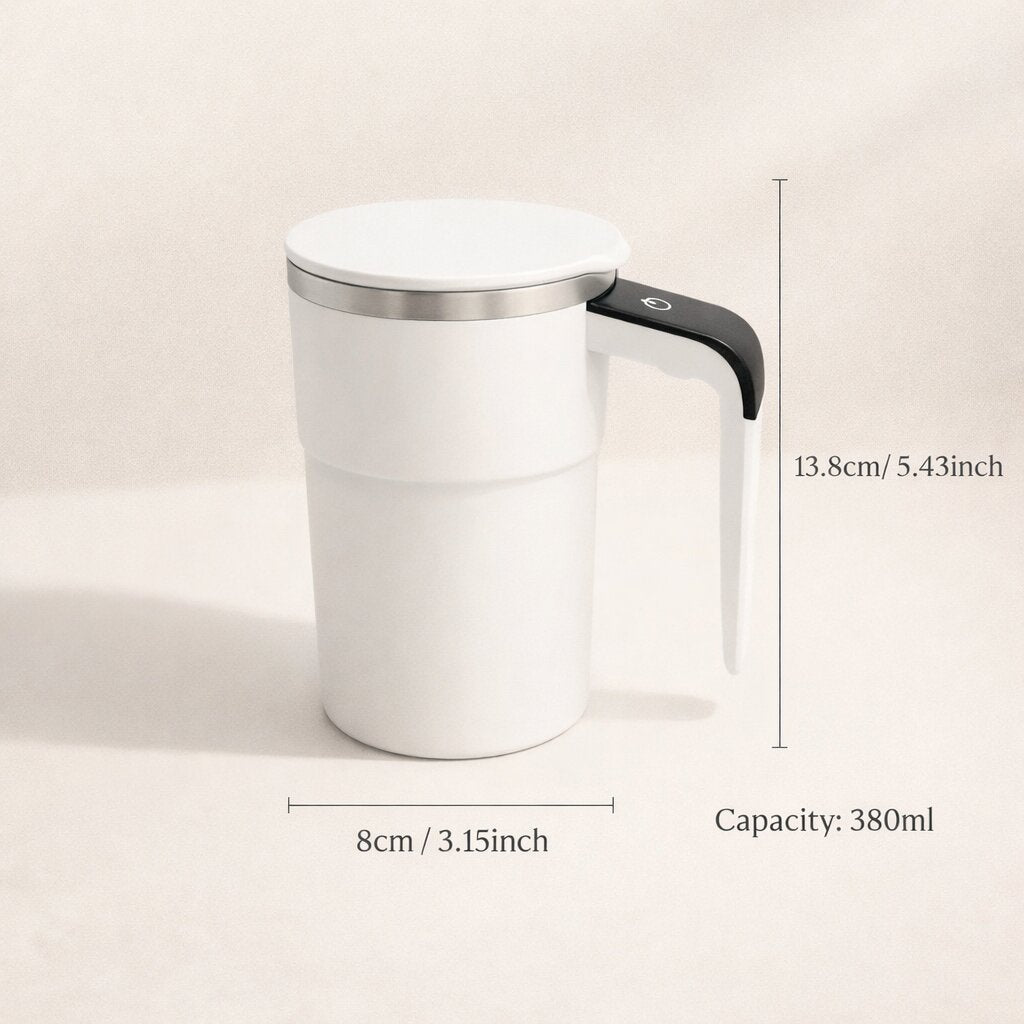 Smart Mixing Mug with LCD Display & USB Rechargeable Technology