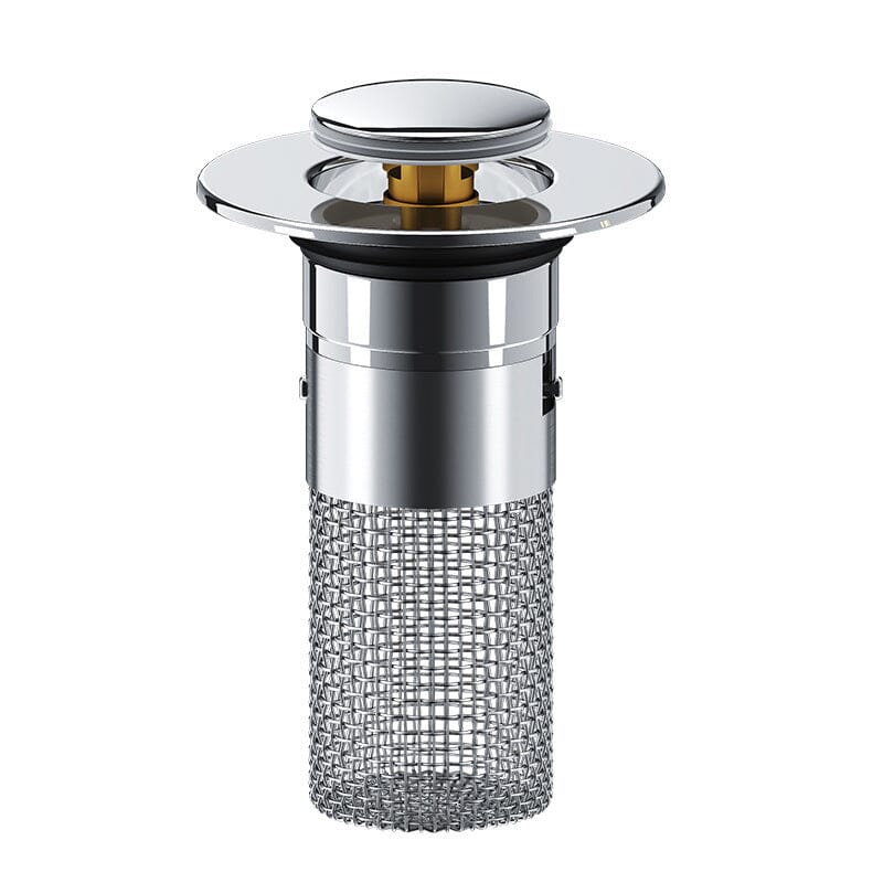 Pop-up Mechanism Drain Filter in Stainless Steel