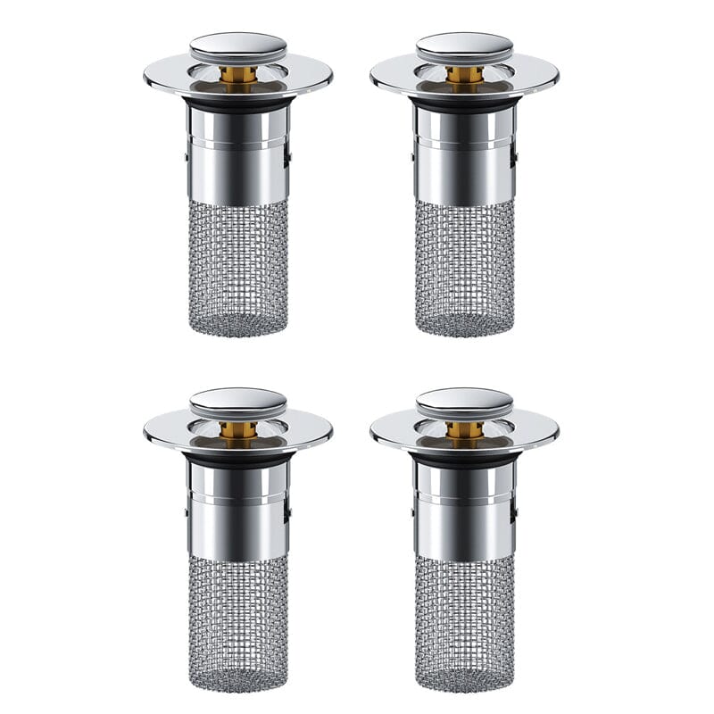 Pop-up Mechanism Drain Filter in Stainless Steel