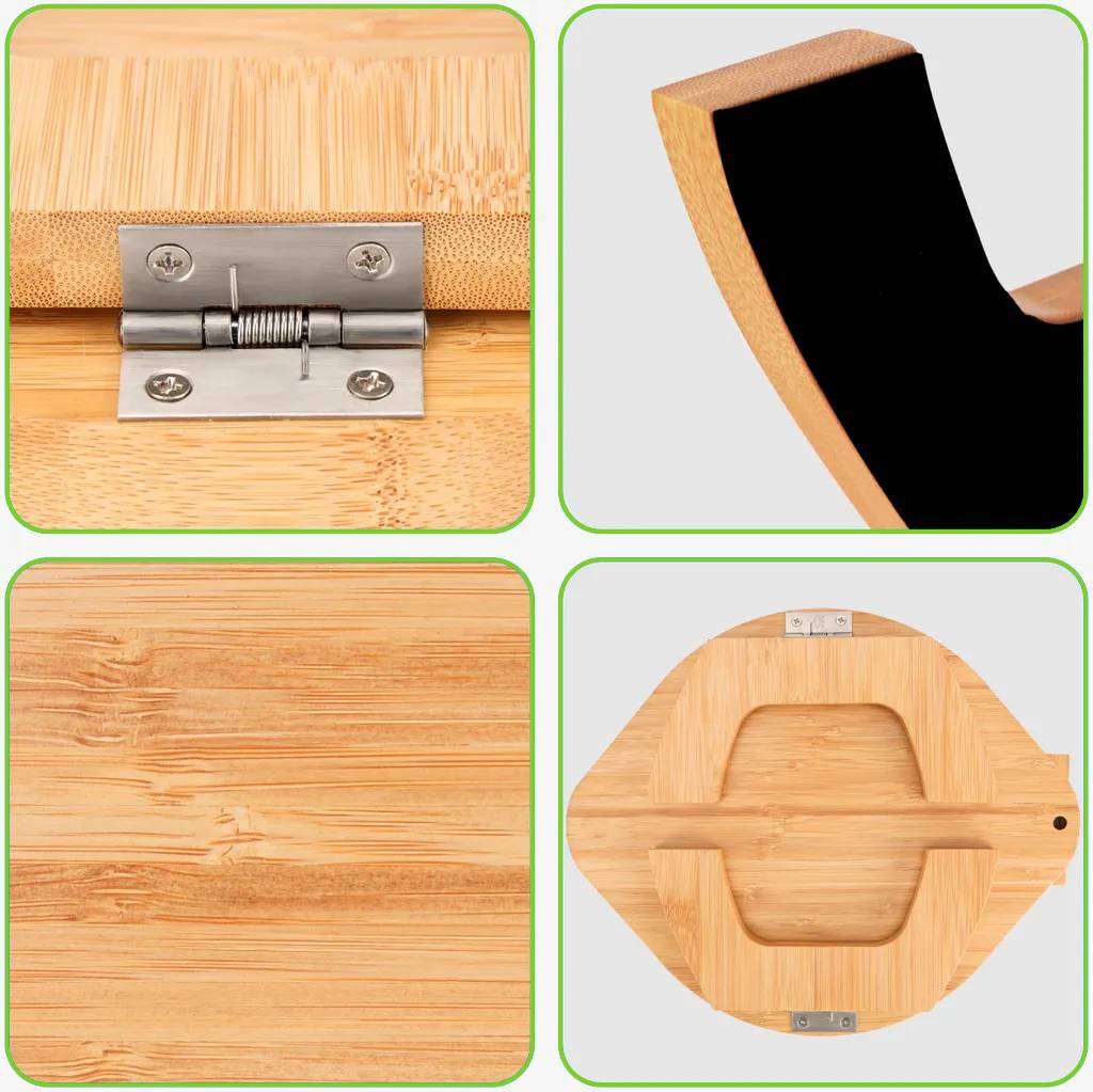 Compact Wooden Armrest Table for Your Sofa