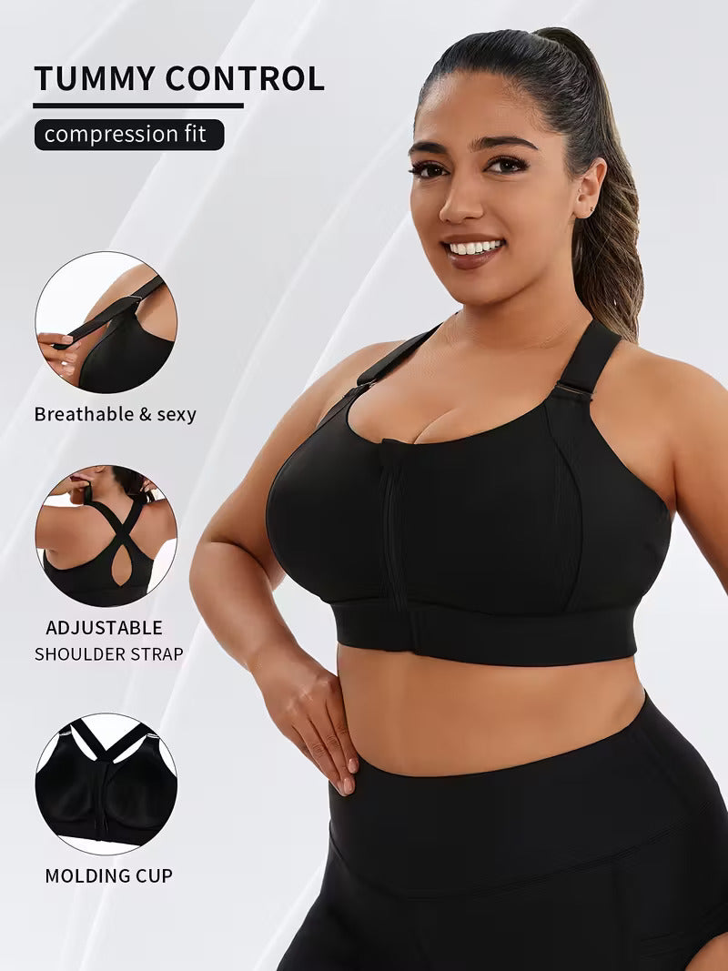 Ultimate Support Sports Bra for Curvy Figures