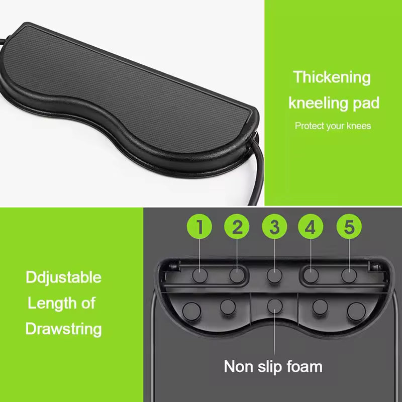 Compact Home Fitness System with Resistance Bands