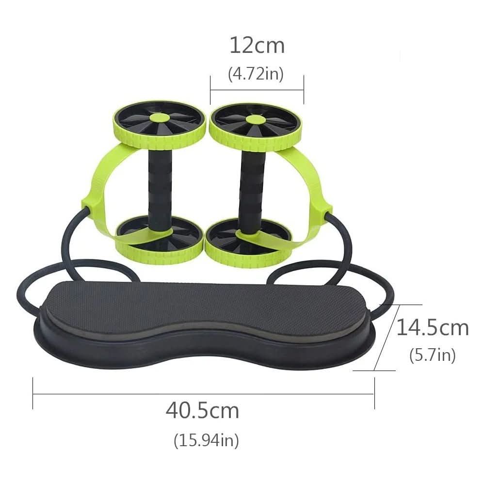 Compact Home Fitness System with Resistance Bands