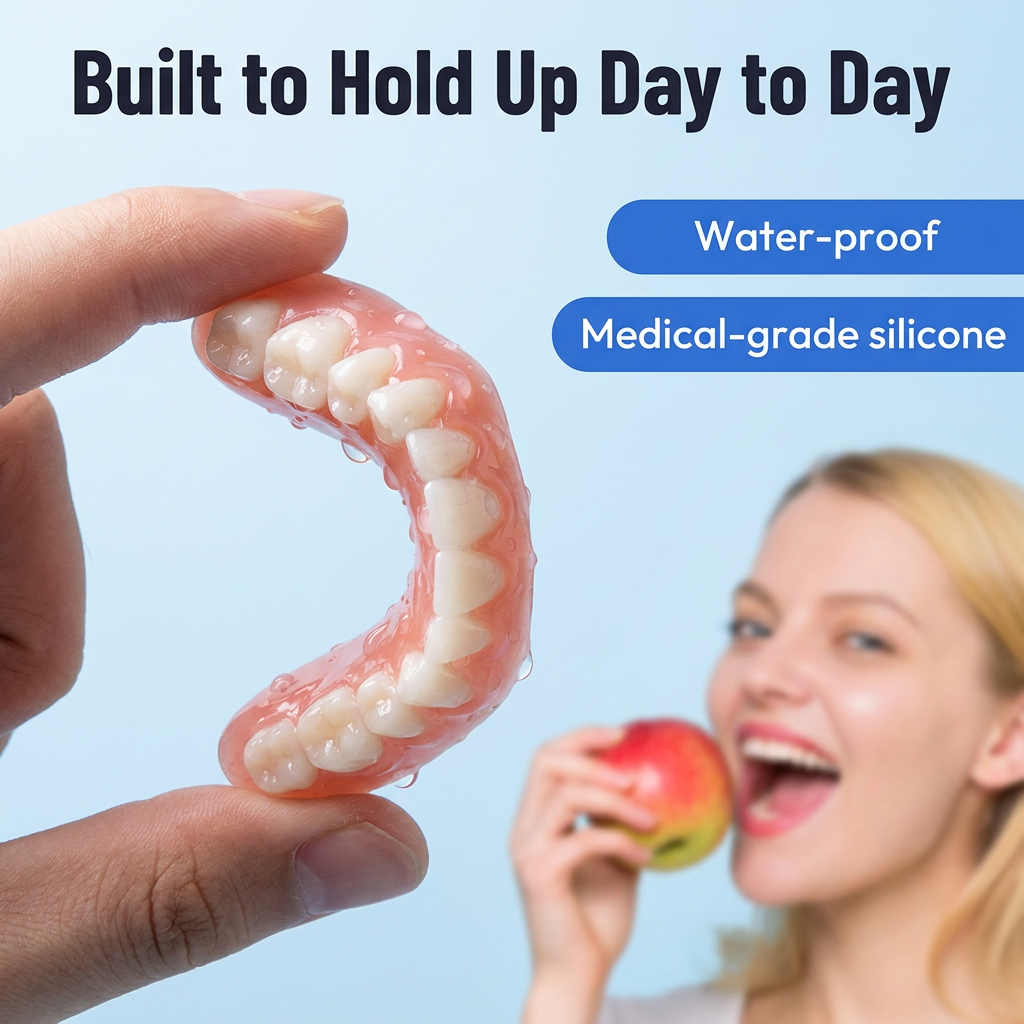 MirraFit™ — Snap On a Full, Natural-Looking Smile in Under 5 Minutes | Mold-to-Fit at Home