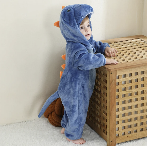 Cozy Critter Fleece Baby Jumpsuit