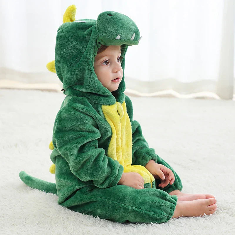 Cozy Critter Fleece Jumpsuit for Infants