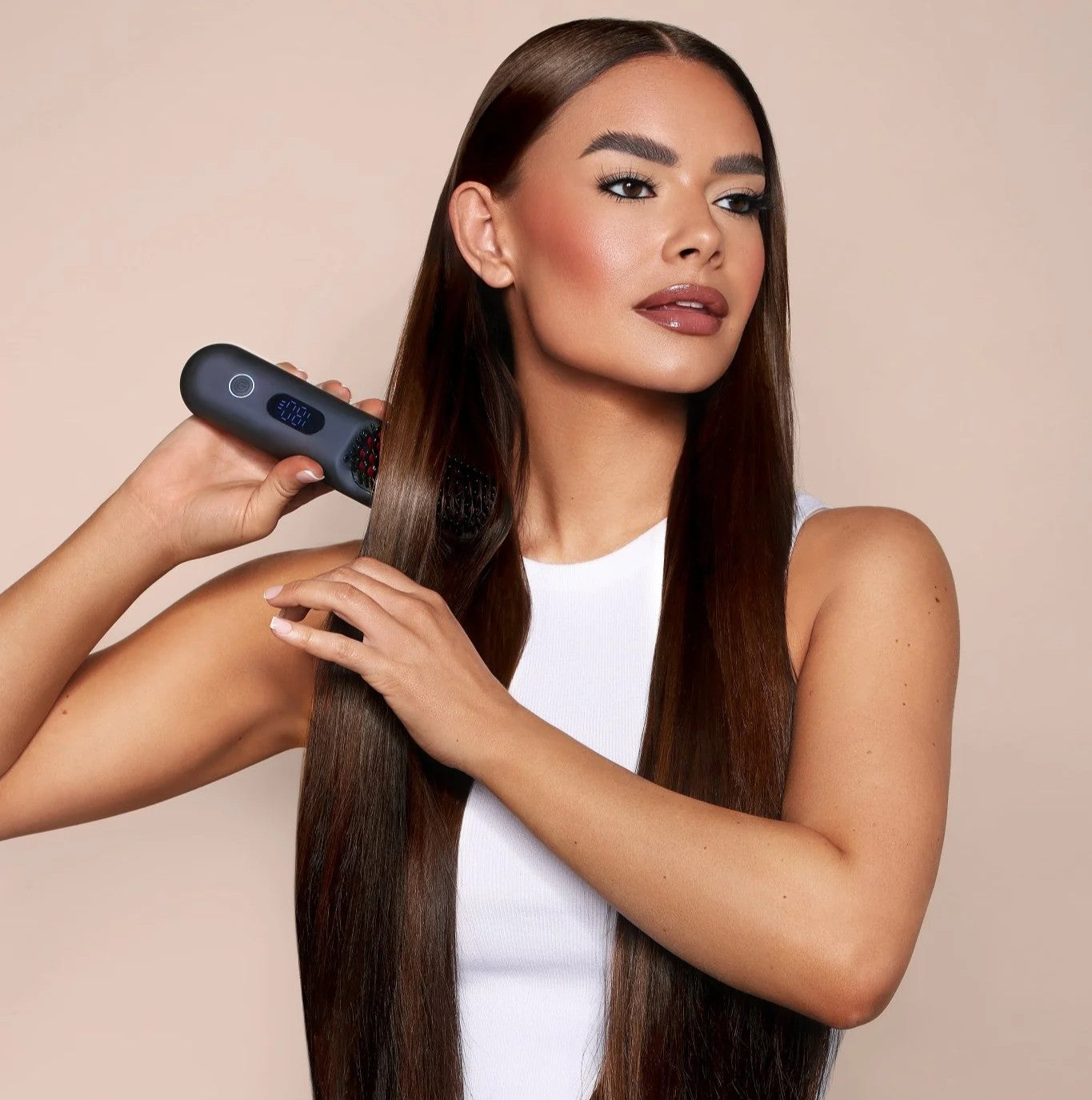 Cordless Hair Smoother & Straightening Brush | SleekStyle