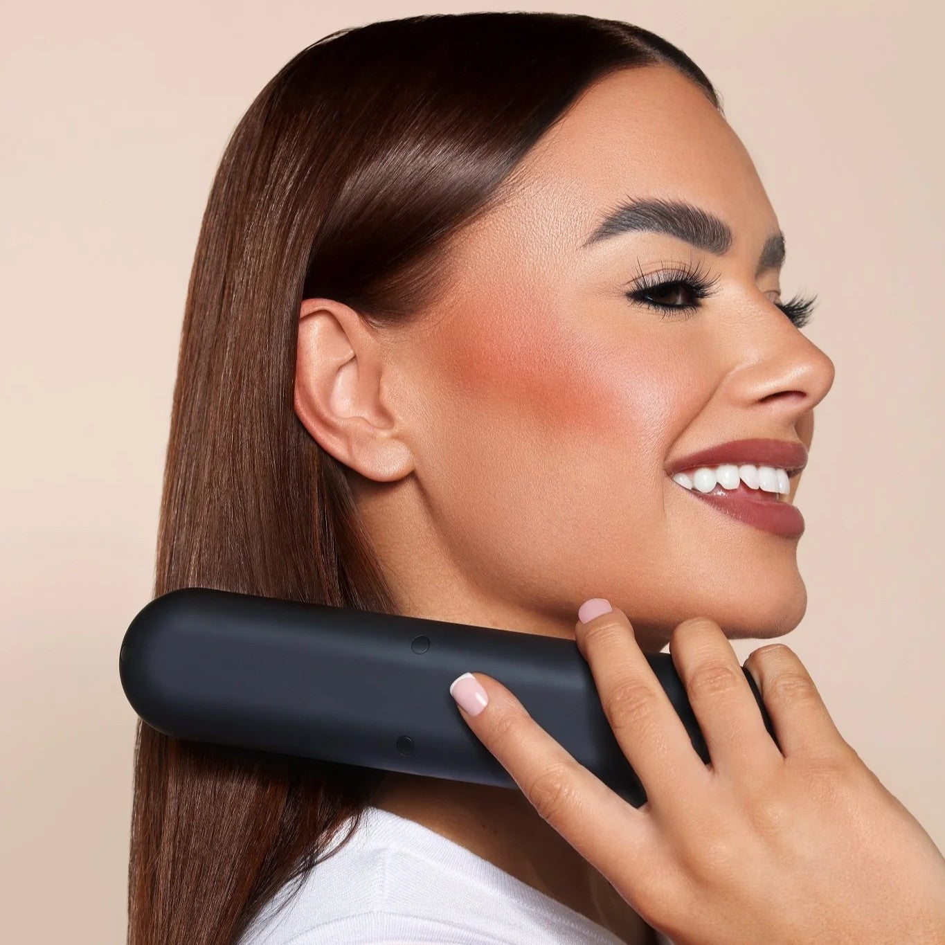 Cordless Hair Smoother & Straightening Brush | SleekStyle