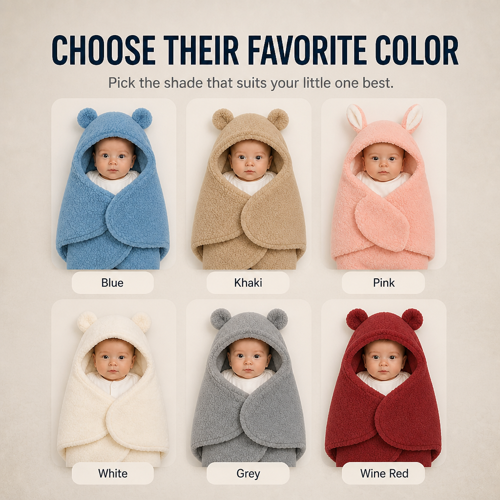 SnuggleNest™ — Wrap Your Baby in Tender Warmth for Deep, Peaceful Sleep