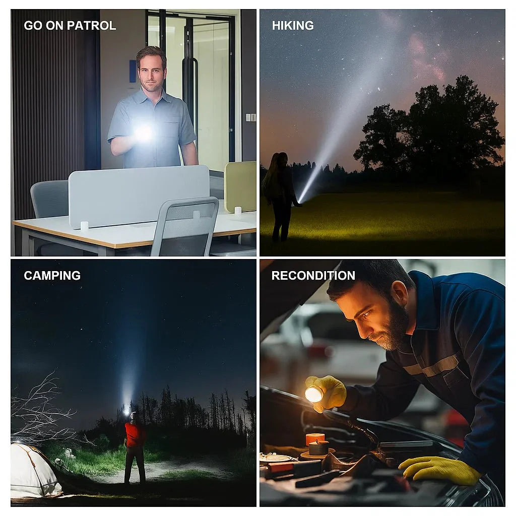 Ultra-Bright LED Lantern with 100,000 Lumens & USB Rechargeable