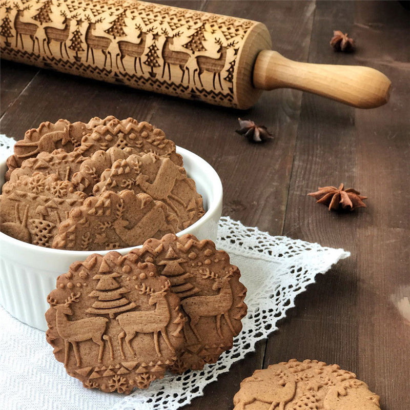 Festive Rolling Pin Set | Perfect for Holiday Baking