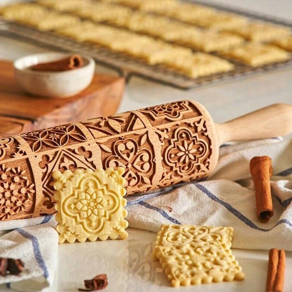 Festive Rolling Pin Set | Perfect for Holiday Baking
